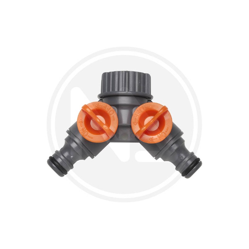 presa a doppio rubinetto rapido IN PVC papillon