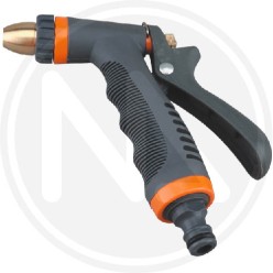 LANCIA A PISTOLA IN METALLO GETTO REGOLABILE PAPILLON