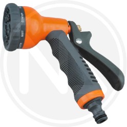 lancia a pistola IN METALLO 8 getti papillon