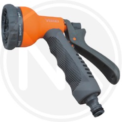 lancia a pistola in plastica 8 getti papillon