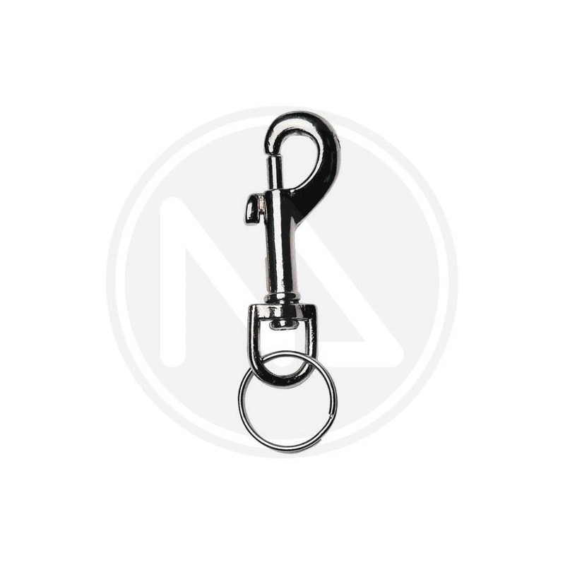 PORTACHIAVI CON ANELLO "moschettone"