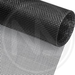 RETE ZANZARIERA ACCIAIO INOX NERA 20X18 MAURER