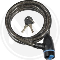 LUCCHETTO per cicli A SPIRALE Ø12 MM. 150 cm. maurer