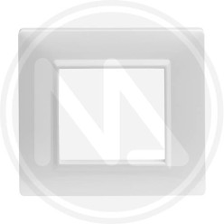 COPRINTERRUTTORE LINEA DELIGHT 2 POSTI BIANCO maurer