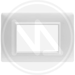 "DELIGHT" 3-Place Switch Cover White MAURER