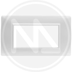 COPRINTERRUTTORE LINEA DELIGHT 4 POSTI BIANCO maurer