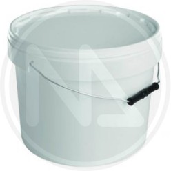 EMPTY BUCKET FOR PAINTING WITH HANDLE AND CAP MAURER
