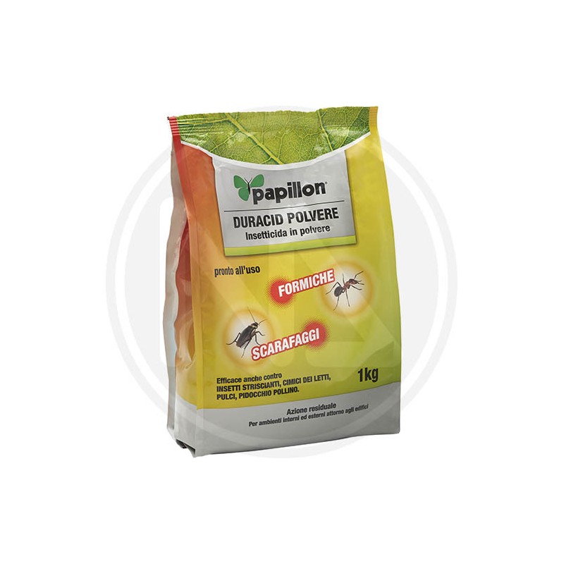 INSETTICIDA IN POLVERE BUSTA (EX 82957) "DURAFAST POLVERE" PAPILLON