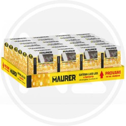 CATENA 20 LUCI LED A BATTERIA "PROVAMI" MAURER