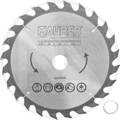 circular saw Blade tungsten carbide teeth 235MM 24Z maurer plus