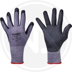 GUANTI DA LAVORO NITRILE NERO "NITROAIR" MAURER