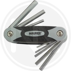 hexagonal folding keys in sets 8 pieces maurer PLUS