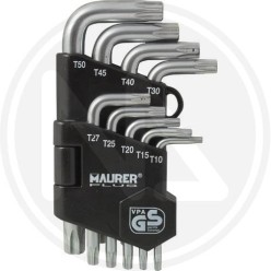 CHIAVI maschio TORX IN SERIE 9 pz. maurer plus