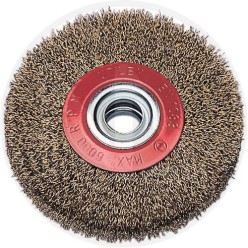 wheel brush steel crimped wire for grinder maurer