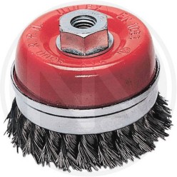cup brush steel knotted wire for grinder maurer