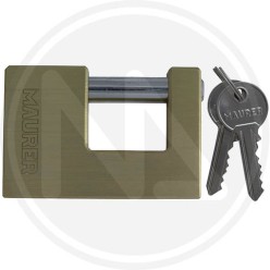 Brass padlock for shutters maurer