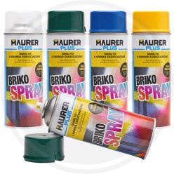 Spray "briko spray" 400 ml. maurer PLUS "tinte ral ALLUMINIO"