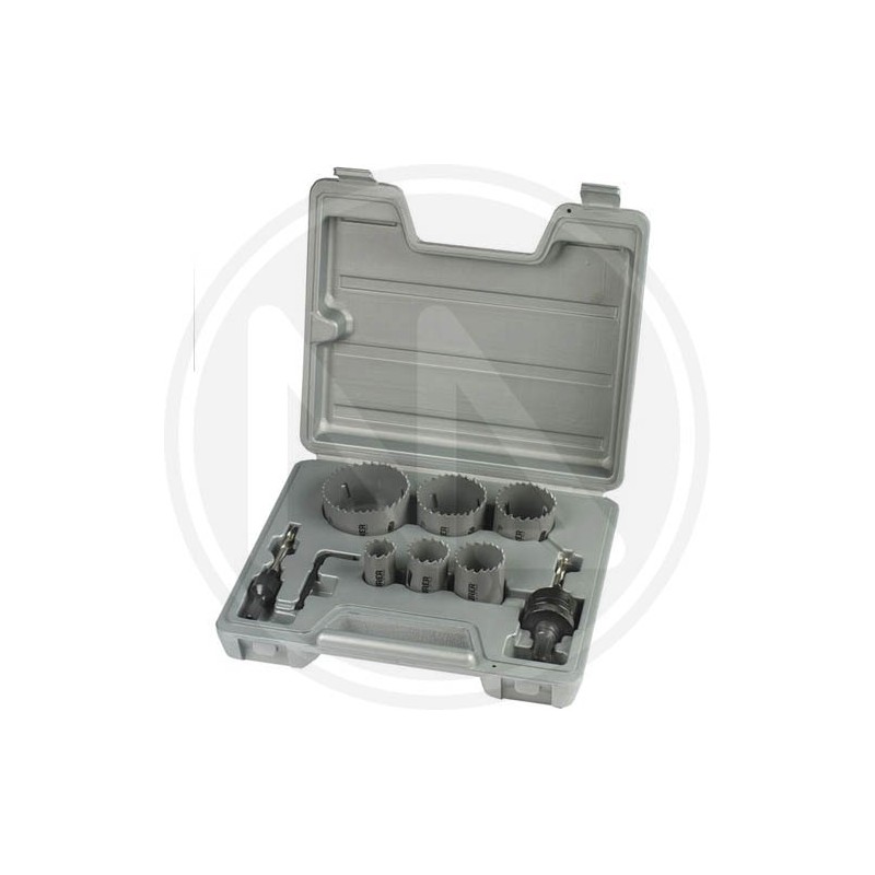 FRESE a tazza BIMETALLICHE IN kit 9 pz. maurer PLUS