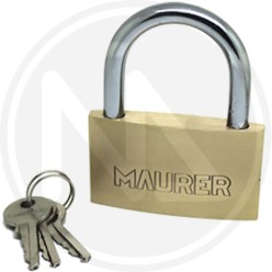 LUCCHETTO AD ARCO IN OTTONE "STANDARD" MAURER