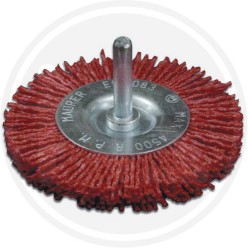 wheel brush grinding nylon wire  with shank  maurer
