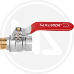 VALVOLA A SFERA con LEVA m-f maurer