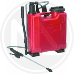 red backpack SPRAYER pump