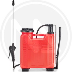 red backpack SPRAYER pump