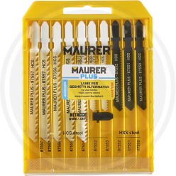 LAME PER SEGHETTO ALTERNativo in cf. 10 pz. maurer plus