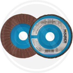 abrasive flap disc - ALUMINIUM OXIDE MAURER PLUS