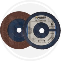 abrasive flap disc - ALUMINIUM OXIDE MAURER PLUS
