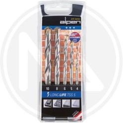 PUNTE SR 5 pz. PER MURO "long life TSS 5" alpen