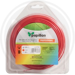 FILO NYLON tondo PER DECESPUGLIATORE "prof" papillon - cf. blister