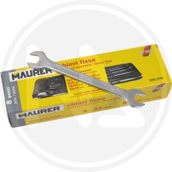 open end spanner in sets 8 pieces maurer