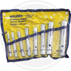 CHIAVI A TUBO doppia IN SERIE 8 PZ. maurer