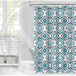 POLYESTER SHOWER CURTAIN "MAJOLICA" MAURER