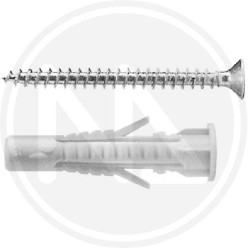 nylon plug with flat head screw with traction maurer PLUS