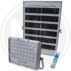 LED PROJECTOR WITH SOLAR PANEL AND REMOTE CONTROL MAURER