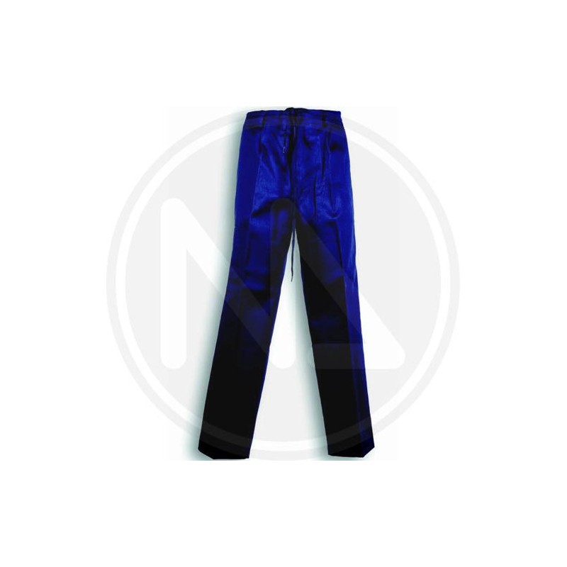 WORK PANTS IN BLU COTTON