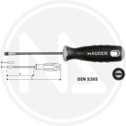 engineer's screwdriver for slotted heads "s2" maurer plus
