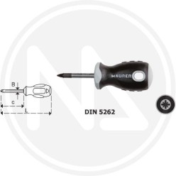 NANO SCREWDRIVER PZ "s2" maurer plus