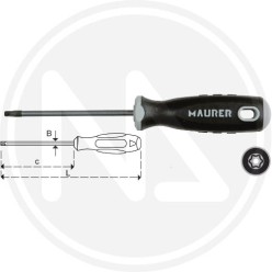 CACCIAVITE TORX con foro "s2" maurer plus