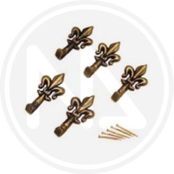 GANCI per quadri GIGLIO PICCOLO BRONZO "ONE PRICE" maurer
