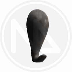 GANCI Per quadri "GOCCIA grande" NERO maurer