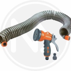 extensible hose for irrigation with water nozzle papillon