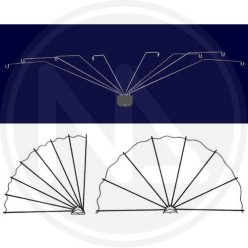 umbrella shaped shower curtain frame maurer