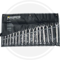 conbination spanners IN SCABBARD set 17 PCS. maurer plus