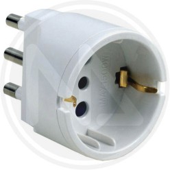 single adapter 10A shuko socket maurer