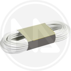 fune PER STENDIBIANCHERIA in ACCIAIO OTTONATO PVC BIANCO