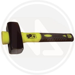 stoning hammer tpr fiberglass handle tapered fixing maurer
