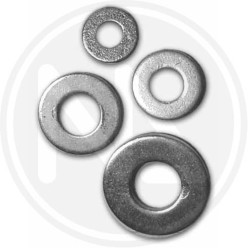 zincplated flat washers